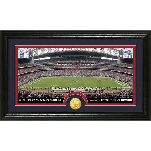 Houston Texans inStadiumin Bronze Coin Panoramic Photo Mint