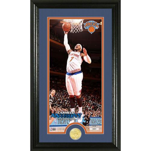 Carmelo Anthony Bronze Coin Panoramic Photo Mint