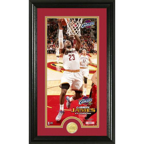 LeBron James Bronze Coin Panoramic Photo Mint