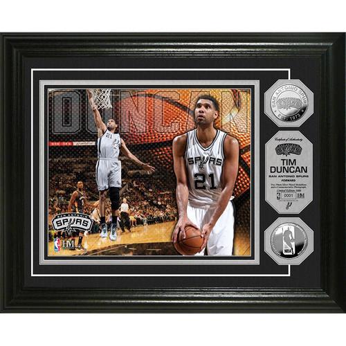 Tim Duncan Silver Coin Photo Mint