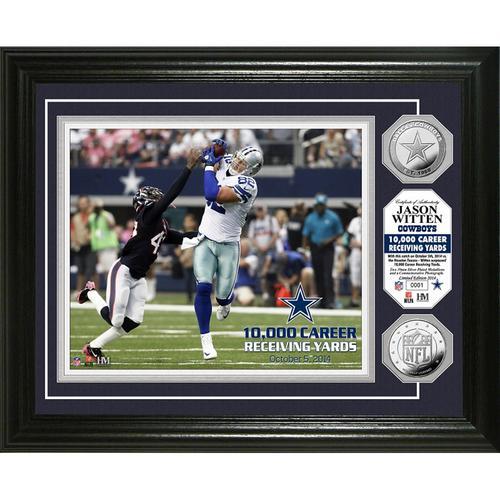 Jason Witten ?10000 Yards? Silver Coin Photo Mint