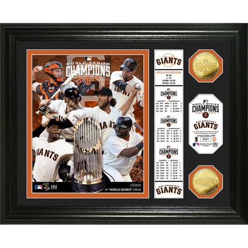 San Francisco Giants 2014 World Series Champions inBannerin Gold Coin Photo Mint