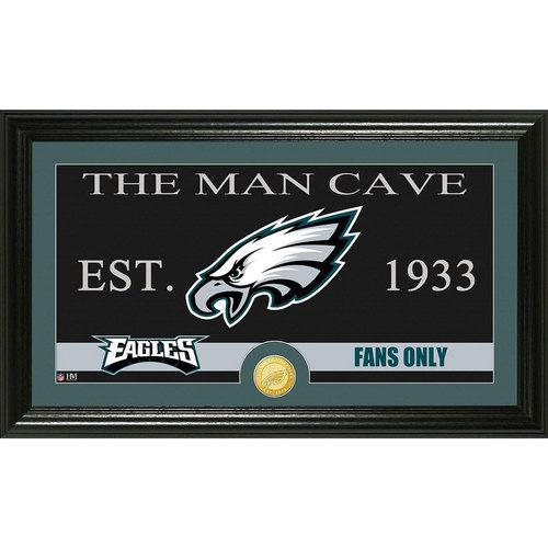 Philadelphia Eagles The Man Cave" Bronze Coin Panoramic Photo Mint"