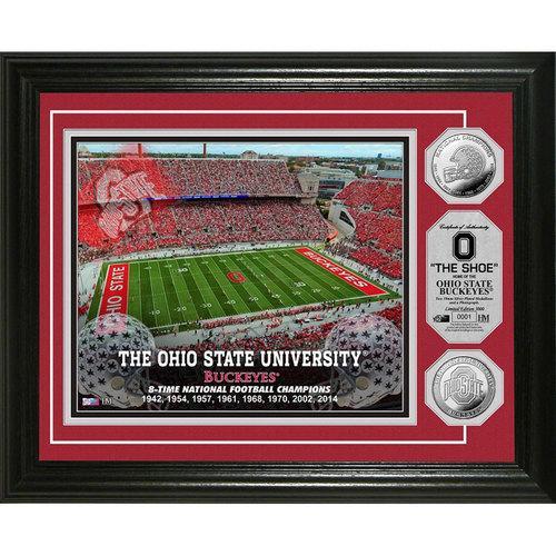 Ohio State University 8-time National Champions" Silver Coin Photo Mint"