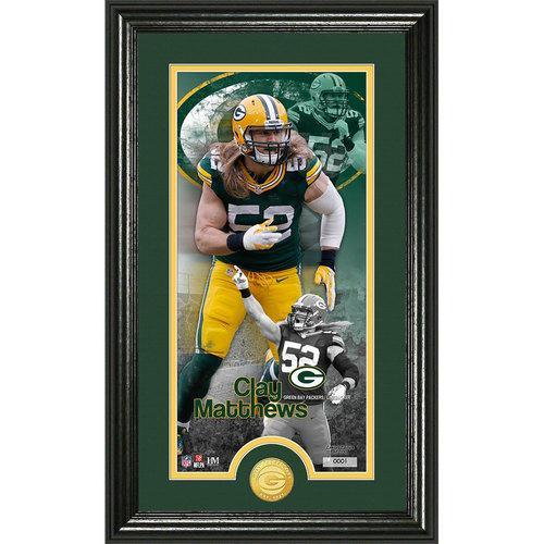 Clay Matthews Supreme" Bronze Coin Panoramic Photo Mint"