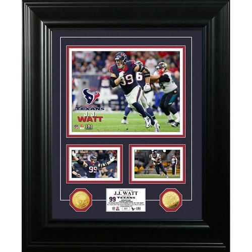 J.J. Watt Marquee: Gold Coin Photo Mint"