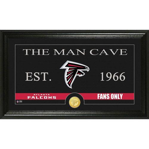 Atlanta Falcons Man Cave" Bronze Coin Panoramic Photo Mint"