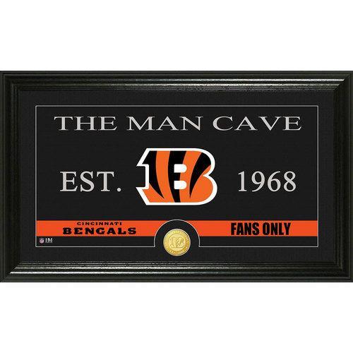 Cincinnati Bengals Man Cave" Bronze Coin Panoramic Photo Mint"