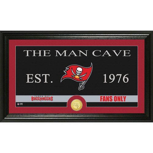 Tampa Bay Buccaneers Man Cave" Bronze Coin Panoramic Photo Mint"