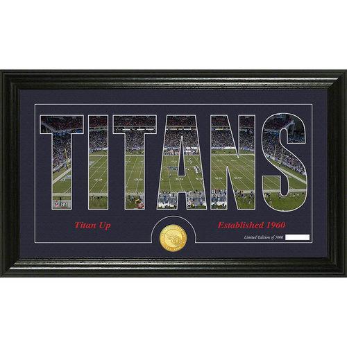 Tennessee Titans Silhouette" Bronze Coin Panoramic Photo Mint"