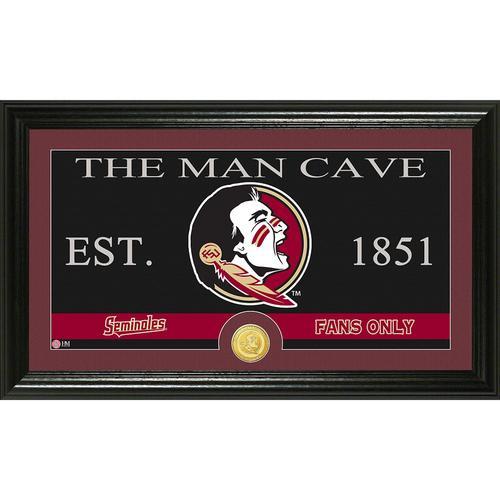 Florida State University Man Cave" Bronze Coin Panoramic Photo Mint"