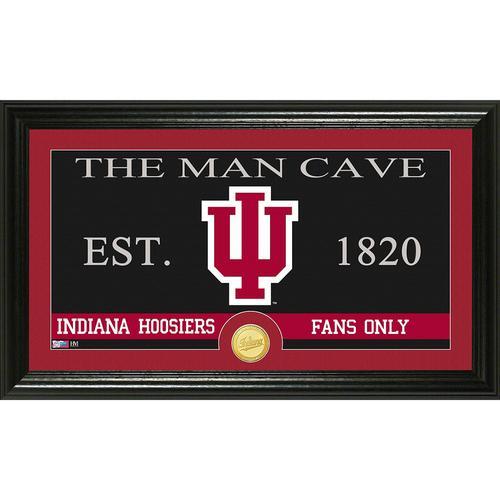 Indiana University Man Cave" Bronze Coin Panoramic Photo Mint"