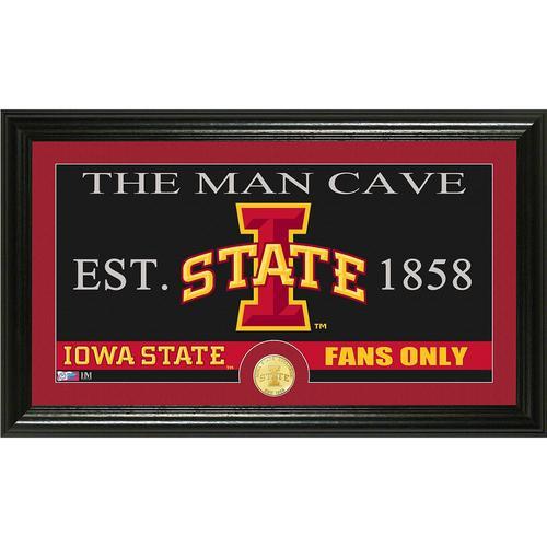 Iowa State University Man Cave" Bronze Coin Panoramic Photo Mint"