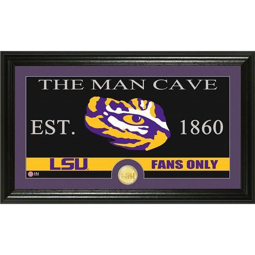 Louisiana State University Man Cave" Bronze Coin Panoramic Photo Mint"