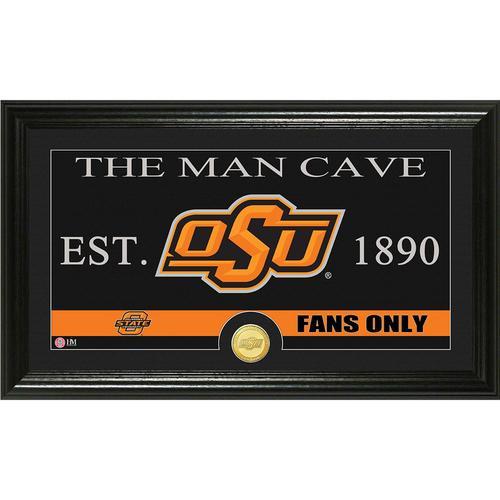 Oklahoma State University Man Cave" Bronze Coin Panoramic Photo Mint"