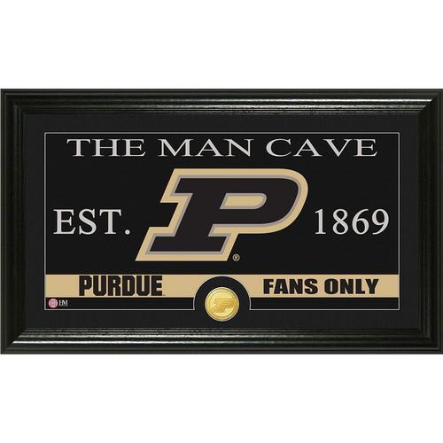 Purdue University Man Cave" Bronze Coin Panoramic Photo Mint"