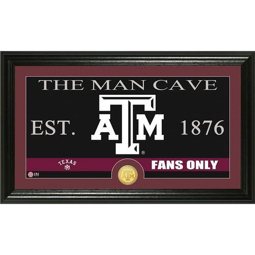 Texas A&amp;M University Man Cave" Bronze Coin Panoramic Photo Mint"