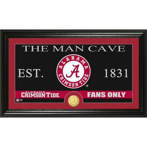 University of Alabama Man Cave" Bronze Coin Panoramic Photo Mint"