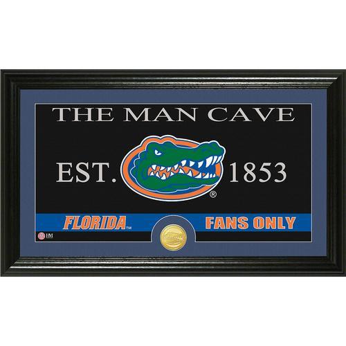 University of Florida Man Cave" Bronze Coin Panoramic Photo Mint"