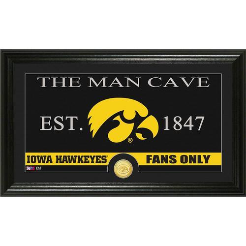 University of Iowa Man Cave" Bronze Coin Panoramic Photo Mint"