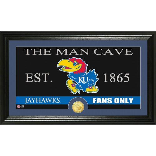 University of Kansas Man Cave" Bronze Coin Panoramic Photo Mint"