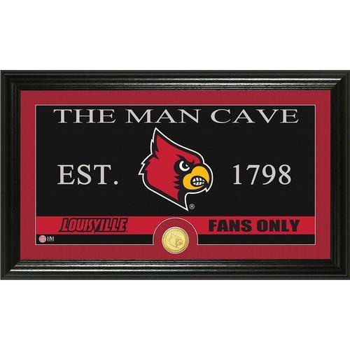 University of Louisville Man Cave" Bronze Coin Panoramic Photo Mint"