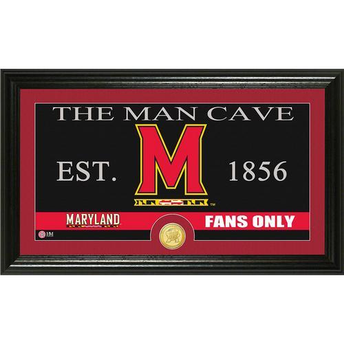 University of Maryland Man Cave" Bronze Coin Panoramic Photo Mint"