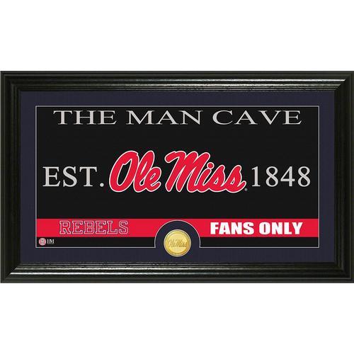 University of Mississippi Man Cave" Bronze Coin Panoramic Photo Mint"