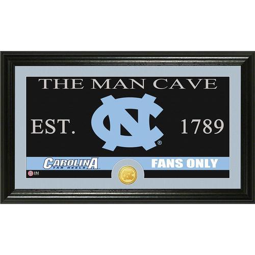 University of North Carolina Man Cave" Bronze Coin Panoramic Photo Mint"