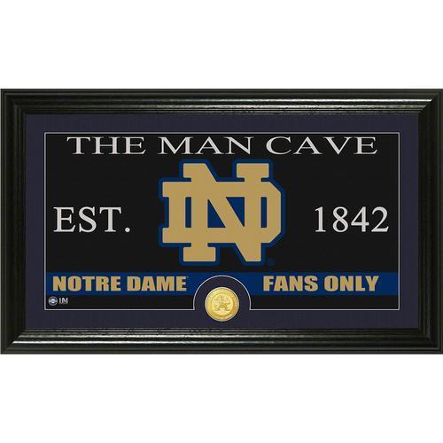 University of Notre Dame Man Cave" Bronze Coin Panoramic Photo Mint"