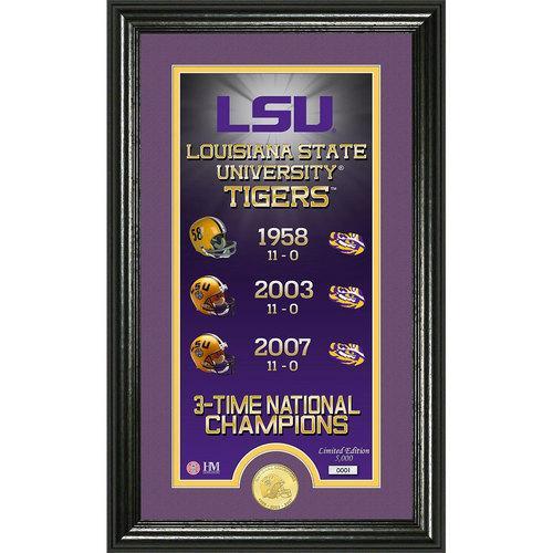 Louisiana State University Legacy" Supreme Bronze Coin Panoramic Photo Mint"