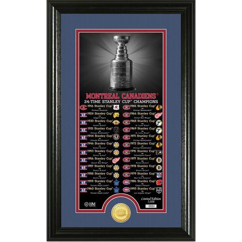 Montreal Canadiens Legacy" Supreme Bronze Coin Panoramic Photo Mint"