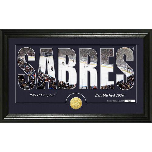 Buffalo Sabres Silhouette" Bronze Coin Panoramic Photo Mint"