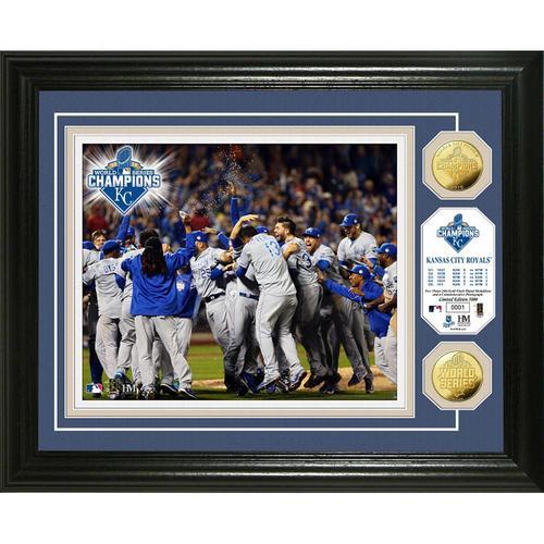 Kansas City Royals 2015 World Series Champions Celebration" Gold Coin Photo Mint"