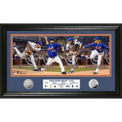 New York Mets Aces" Silver Coin Pano Photomint"