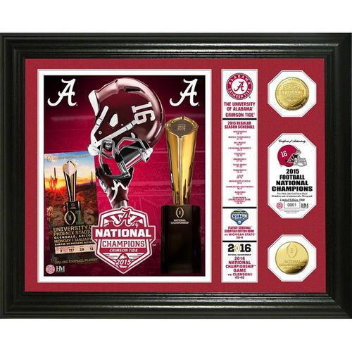 Alabama 2015 College Football National Champions Banner" Gold Coin Photo Mint"