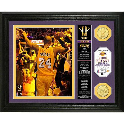 Kobe Bryant Final Season Banner Bronze Coin Photo Mint