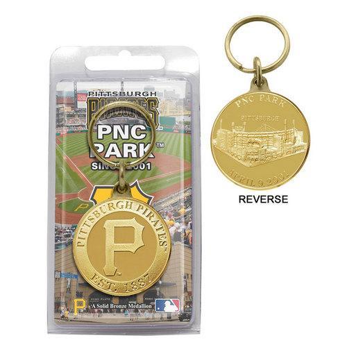 Pittsburgh Pirates Bronze Key Chain