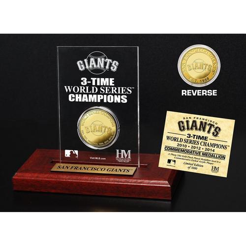 San Francisco Giants World Series Champions Gold Coin Etched Acrylic