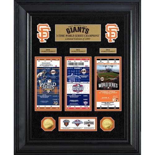 San Francisco Giants World Series Deluxe Gold Coin &amp; Ticket Collection