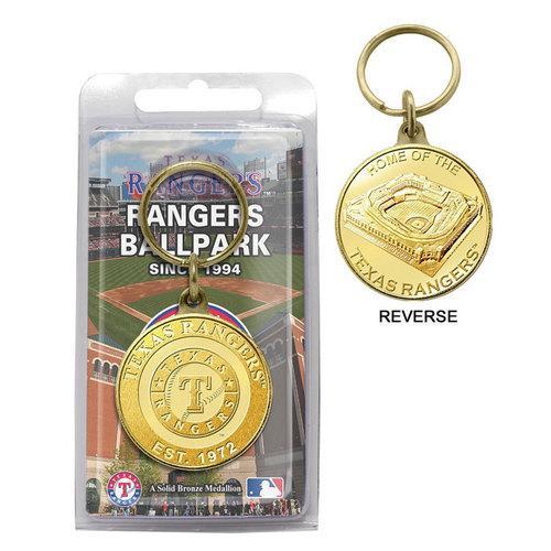 Texas Rangers Bronze Key Chain