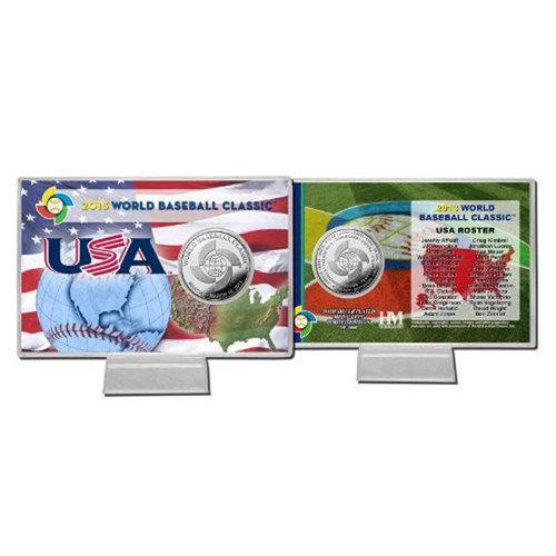 USA 2013 World Baseball Classic Silver Coin Card