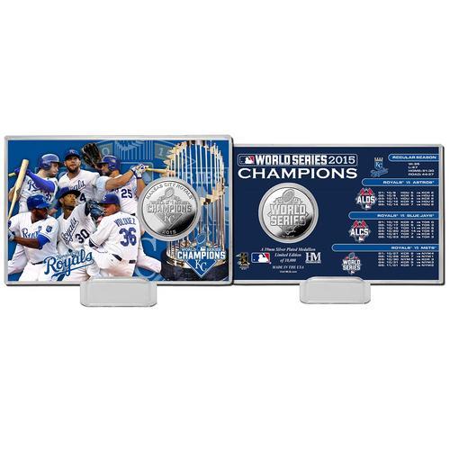 Kansas City Royals 2015 World Series Champions Silver Coin Card