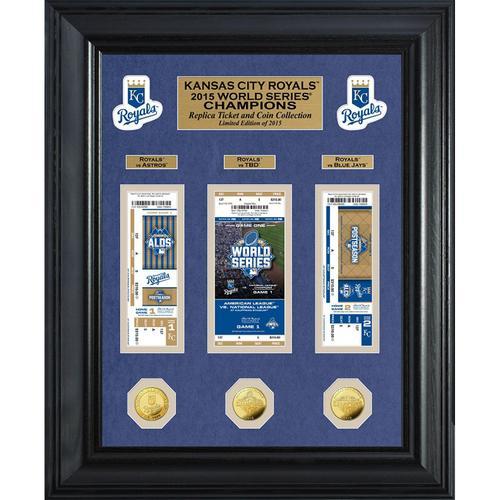 Kansas City Royals 2015 World Series Champions Deluxe Gold Coin &amp; Ticket Collection