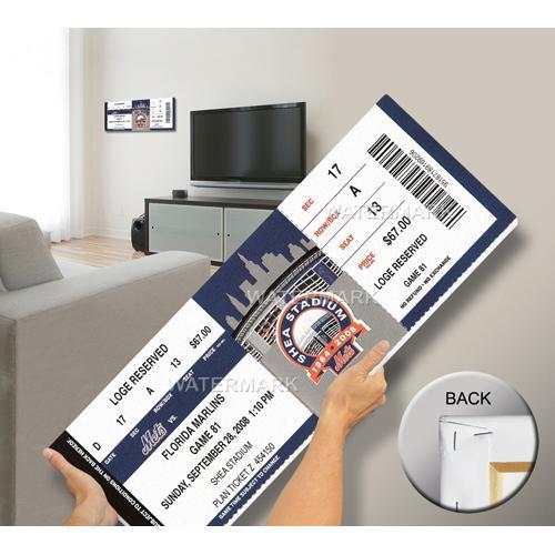 Final Game At Shea Stadium Mega Ticket - New York Mets