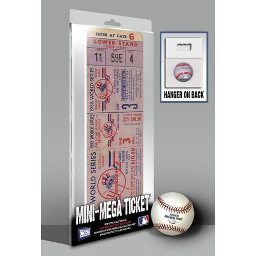 1958 World Series Mini-Mega Ticket - New York Yankees