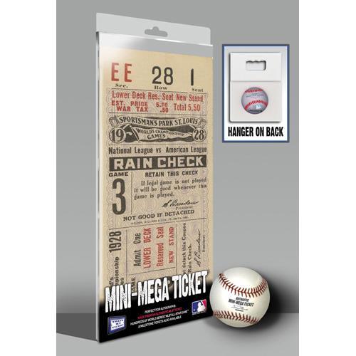 1928 World Series Mini-Mega Ticket - St Louis Cardinals