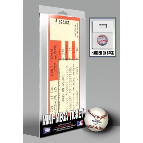 Nolan Ryan 5th No-Hitter Mini-Mega Ticket - Houston Astros